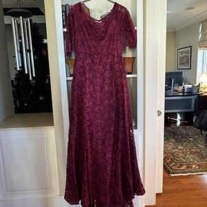 Torrid Deep Purple Lace Maxi Dress